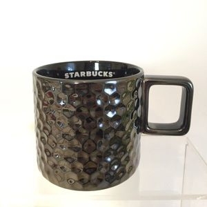 New Starbucks ceramic cup 12oz 011107418 black year 2019